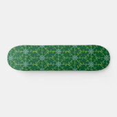 Dekoratives, floratives, nahtloses Muster Skateboard (Horizontal)