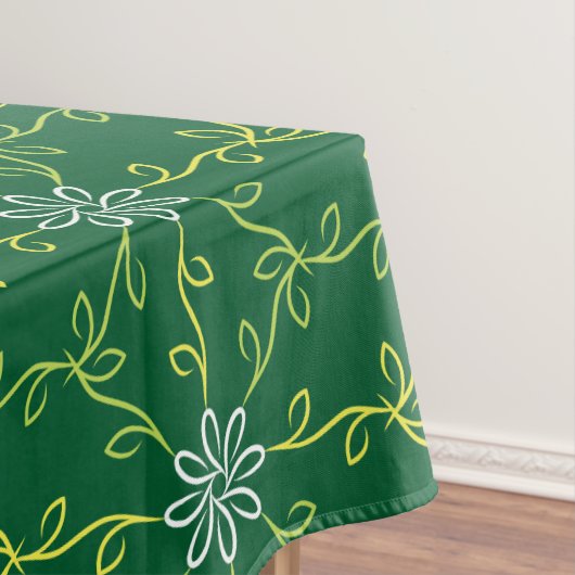 Dekoratives, floratives, nahtloses Muster Tischdecke (Beispiel)