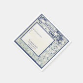 Dekoratives Foliage Weihnachtsfest Serviette (Ecke)