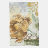 Dekoratives Fresco-Design mit Globe-Blume Küchentuch (Vertikal)