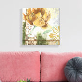 Dekoratives Fresco-Design mit Globe-Blume Leinwanddruck (Insitu (Wohnzimmer))