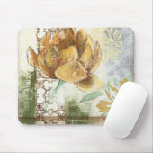 Dekoratives Fresco-Design mit Globe-Blume Mousepad (Mit Mouse)