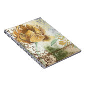 Dekoratives Fresco-Design mit Globe-Blume Notizblock (Rechte Seite)