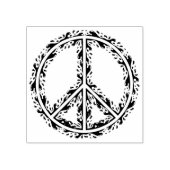 Dekoratives Friedenszeichen Gummistempel (Prägung)