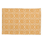 Dekoratives geblüht nahtloses Muster, orientalisch Kissenbezug (Rückseite)