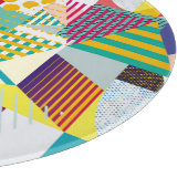 Dekoratives geometrisches, abstrakt nahtloses Must Schneidebrett (Ecke)