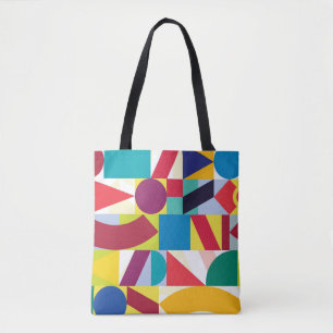 Dekoratives geometrisches abstraktes Vintage-Muste Tasche