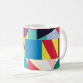 Dekoratives geometrisches Abstraktes Vintages Must Kaffeetasse (VorderseiteRechts)