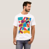 Dekoratives geometrisches Abstraktes Vintages Must T-Shirt (Vorne ganz)