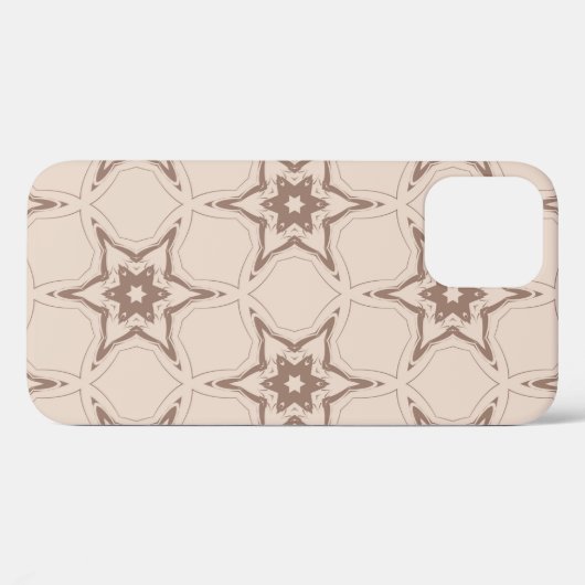 Dekoratives geometrisches Blumenmuster. Nahtloser Case-Mate iPhone Hülle (Rückseite (Horizontal))