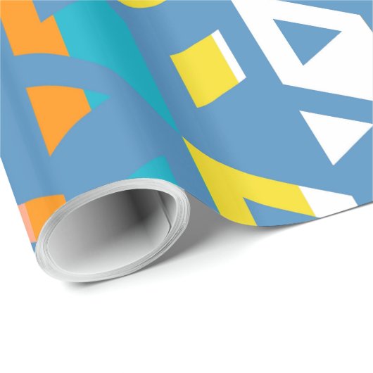 Dekoratives geometrisches Mosaikmuster #5 Geschenkpapier (Rolleneckpunkt)
