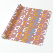 Dekoratives geometrisches Mosaikmuster #6 Geschenkpapier (Ungerollt)