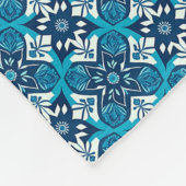 Dekoratives geometrisches Muster Fleecedecke (Ecke)