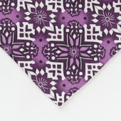 Dekoratives geometrisches Muster Fleecedecke (Ecke)