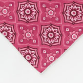 Dekoratives geometrisches Muster Fleecedecke (Ecke)