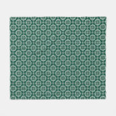 Dekoratives geometrisches Muster Fleecedecke (Vorderseite (Horizontal))