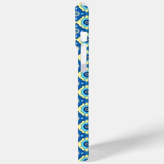 Dekoratives geometrisches Muster für Retro Case-Mate iPhone Hülle (Rückseite / Links)