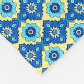 Dekoratives geometrisches Muster für Retro Fleecedecke (Ecke)