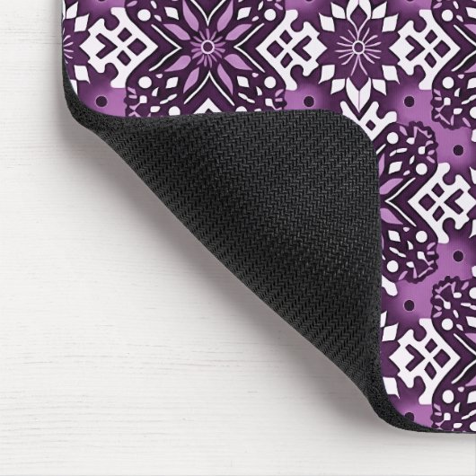 Dekoratives geometrisches Muster Mousepad (Ecke)