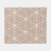 dekoratives geometrisches nahtloses Muster. Darste Fleecedecke (Vorderseite (Horizontal))