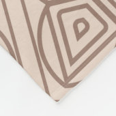 dekoratives geometrisches nahtloses Muster. Darste Fleecedecke (Ecke)