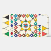 Dekoratives geometrisches Wiederholmuster, inspiri Case-Mate iPhone Hülle (Rückseite (Horizontal))