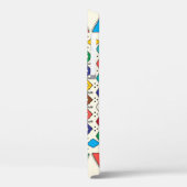 Dekoratives geometrisches Wiederholmuster, inspiri Case-Mate iPhone Hülle (Rückseite / Links)