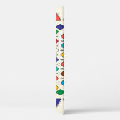 Dekoratives geometrisches Wiederholmuster, inspiri Case-Mate iPhone Hülle (Rückseite / Rechts)