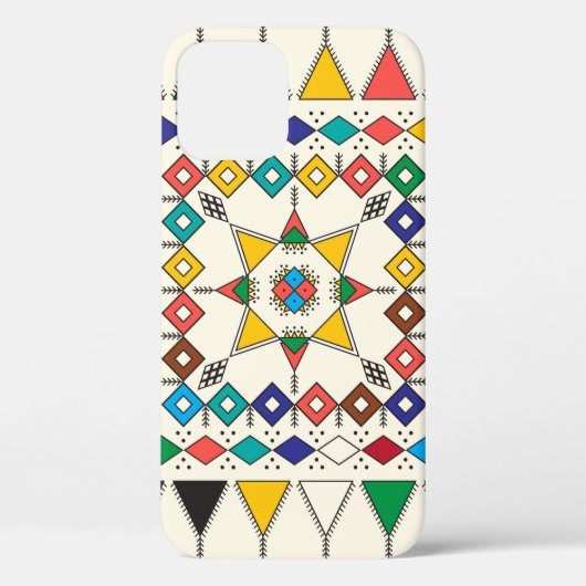 Dekoratives geometrisches Wiederholmuster, inspiri Case-Mate iPhone Hülle (Rückseite)