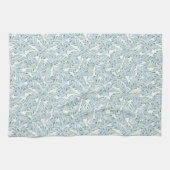 Dekoratives gestreiftes Blatt-Muster Geschirrtuch (Horizontal)