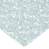 Dekoratives gestreiftes Blatt-Muster Tischdecke (Schrägansicht)