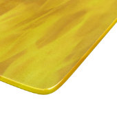 Dekoratives Glasschneiden-Brett 6"" Gelb der Schneidebrett (Ecke)