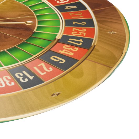 Dekoratives Glasschneiden-Brett der Roulette-1 Schneidebrett (Ecke)