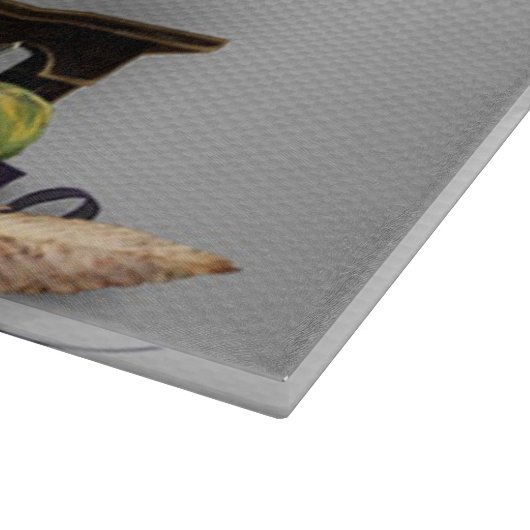 Dekoratives Glasschneiden-Brett Halloweens Schneidebrett (Ecke)