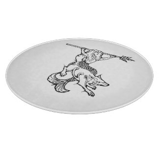 Dekoratives Glasschneiden-Brett Schneidebrett