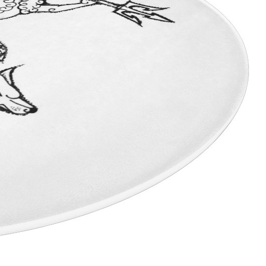 Dekoratives Glasschneiden-Brett Schneidebrett (Ecke)