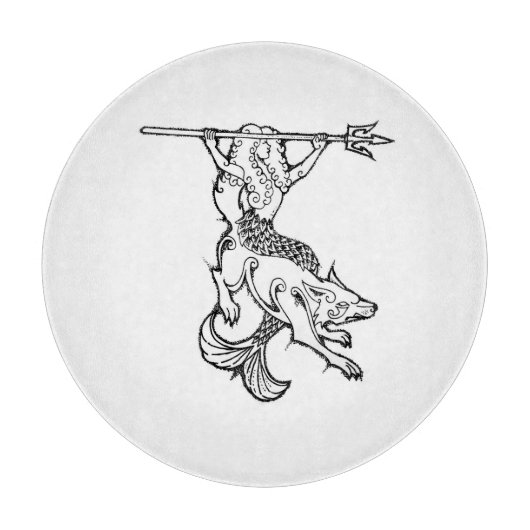 Dekoratives Glasschneiden-Brett Schneidebrett (Vorderseite)