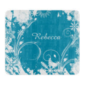 Dekoratives Glasschneider-Geschenk für sie Schneidebrett (Vorderseite)