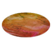 Dekoratives Glasspanplatte mit Marmordesign Schneidebrett (Ecke)
