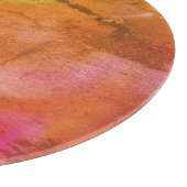 Dekoratives Glasspanplatte mit Marmordesign Schneidebrett (Ecke)