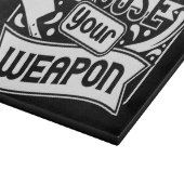 Dekoratives Glassschneidebrett 38 cm x 28 cm Schneidebrett (Ecke)