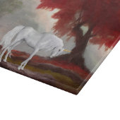 Dekoratives Glassschneidebrett 38 cm x 28 cm Schneidebrett (Ecke)