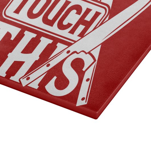 Dekoratives Glassschneidebrett 38 cm x 28 cm Schneidebrett (Ecke)