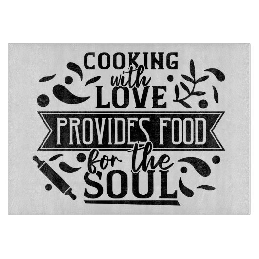 Dekoratives Glassschneidebrett 38 cm x 28 cm Schneidebrett (Vorderseite)