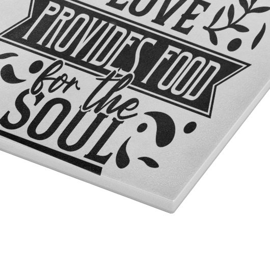 Dekoratives Glassschneidebrett 38 cm x 28 cm Schneidebrett (Ecke)