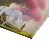 Dekoratives Glassschneidebrett 38 cm x 28 cm Schneidebrett (Ecke)