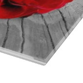 Dekoratives Glassschneidebrett 38 cm x 28 cm Schneidebrett (Ecke)