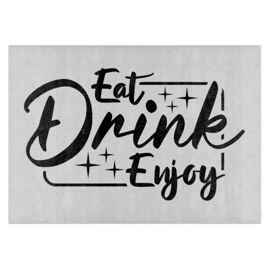 Dekoratives Glassschneidebrett 38 cm x 28 cm Schneidebrett (Vorderseite)