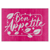 Dekoratives Glassschneidebrett 38 cm x 28 cm Schneidebrett (Vorderseite)