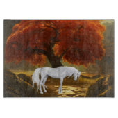 Dekoratives Glassschneidebrett 38 cm x 28 cm Schneidebrett (Vorderseite)